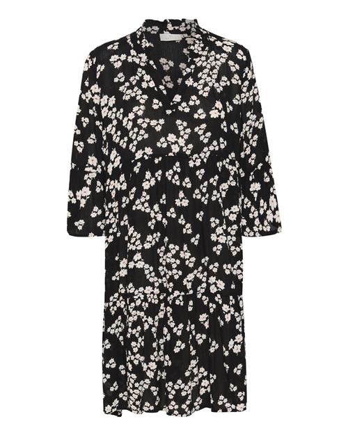 Kaffe Kjole 'Hera Amber'  creme / orange / sort