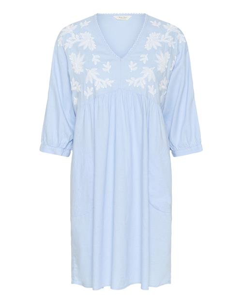 Part Two Kjole 'Giazella'  lyseblå / hvid