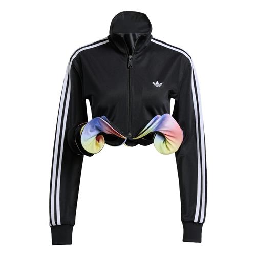 ADIDAS ORIGINALS Overgangsjakke 'Adidas x Jeremy Scott'  blå / gammelrosa / sort / hvid