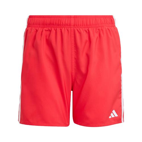 ADIDAS SPORTSWEAR Sportsbademode '3-Stripes Swim Shorts'  rød / hvid