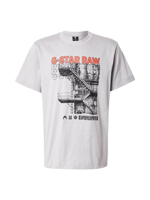 G-STAR Bluser & t-shirts 'Stairs'  grå / hummer / sort