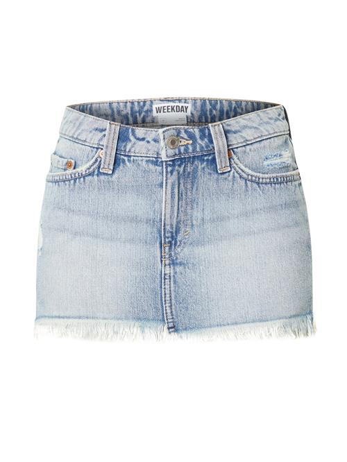 WEEKDAY Nederdel 'Centure'  lyseblå