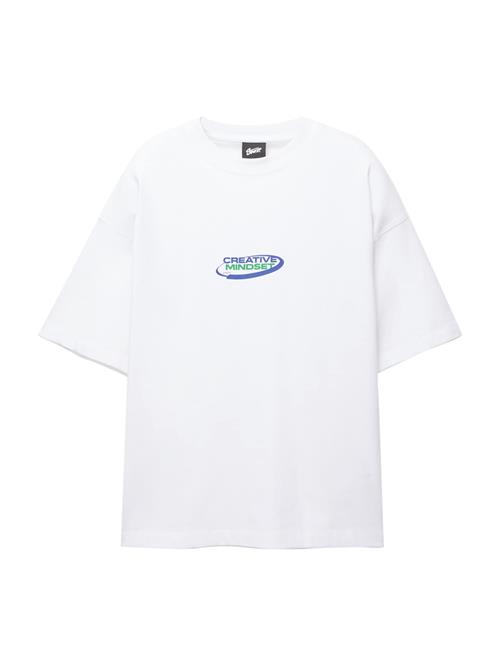 Pull&Bear Bluser & t-shirts  dueblå / grøn / hvid