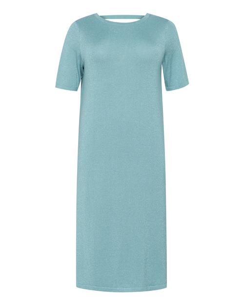 KAFFE CURVE Strikkjole 'Regitta'  cyanblå