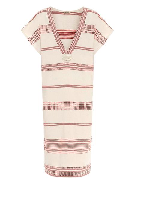 Ikigai the City Kjole  kirsebærsrød / offwhite