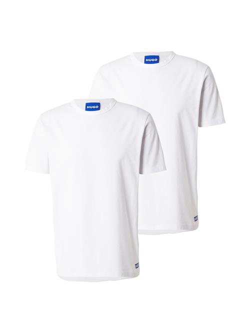 HUGO Bluser & t-shirts 'Naolo'  blå / hvid