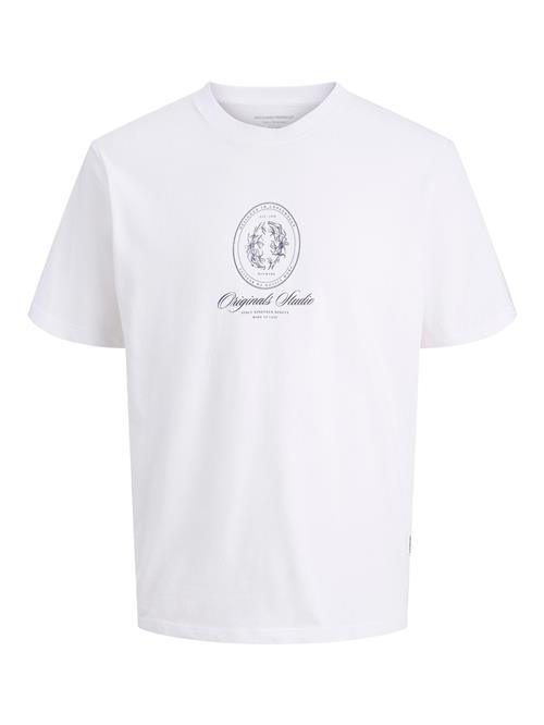 JACK & JONES Bluser & t-shirts 'JORDIA'  sort / hvid