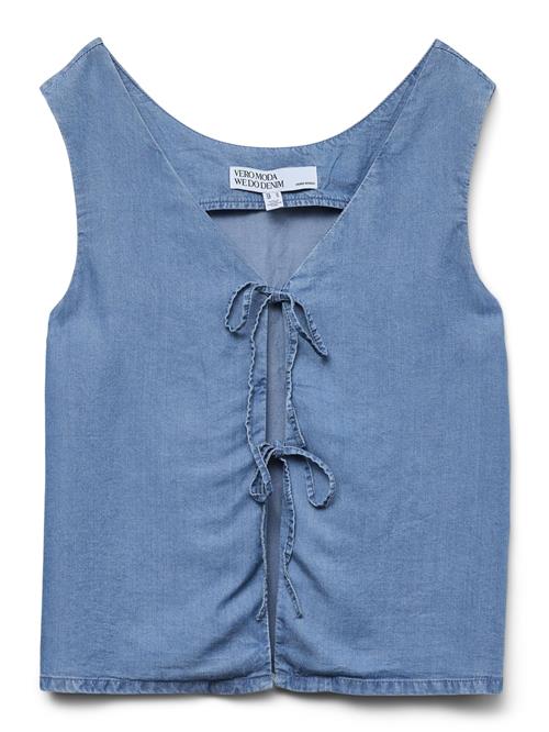VERO MODA Bluse 'VMFleur'  blue denim