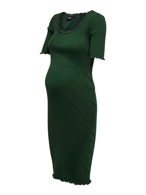 Only Maternity Kjole 'OLMXena'  mørkegrøn