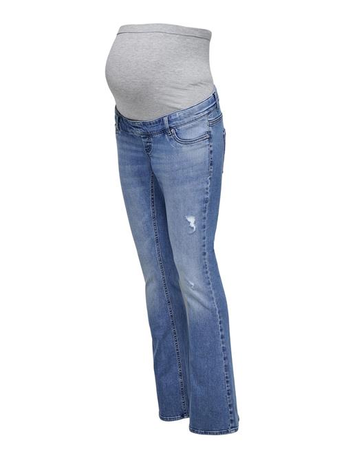 Only Maternity Jeans 'OLMBlush'  blue denim / grå-meleret
