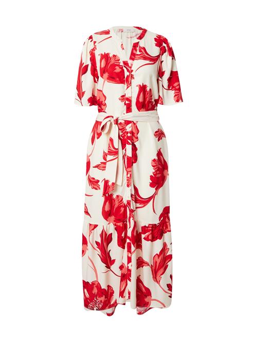 JDY Kjole 'JDYFlora'  beige / lyserød / rød