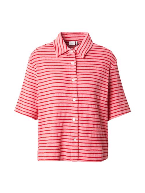 NÜMPH Bluse 'MOSHA'  lyserød / rød