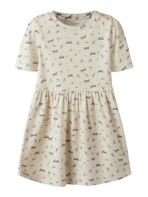 NAME IT Kjole  creme / mint / lilla / aubergine