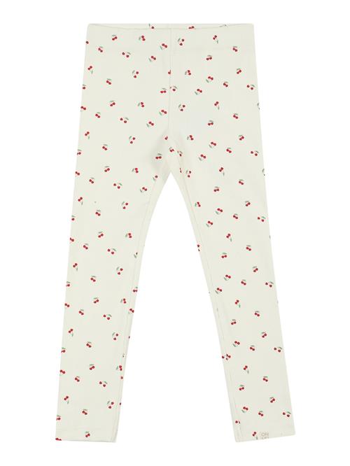 Only Mini Leggings 'KMGTRINNY'  creme / græsgrøn / rød