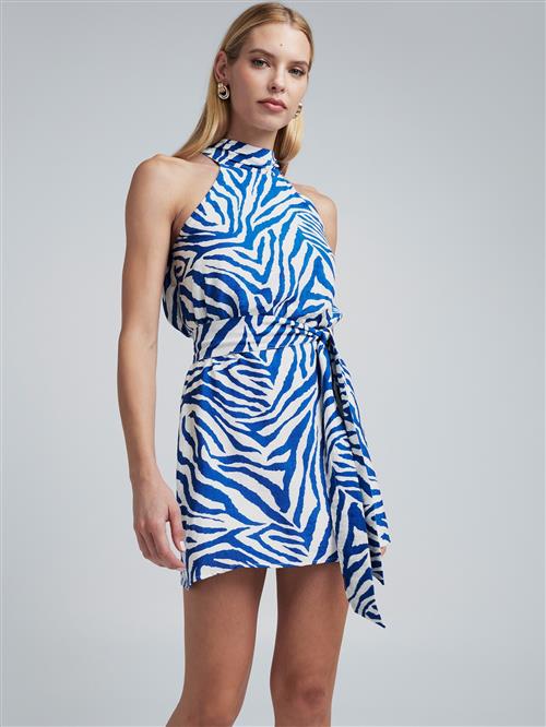 BWLDR Kjole 'Leisha'  blå / hvid