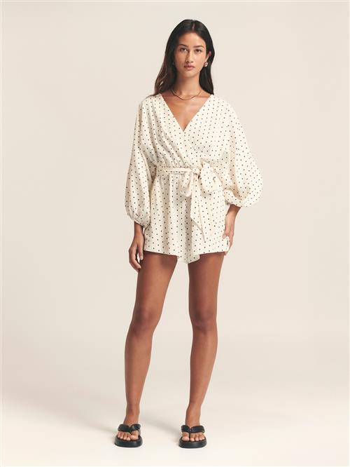 St MRLO Jumpsuit 'Maya'  creme / sort