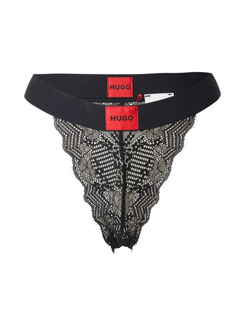 HUGO Slip  rød / sort