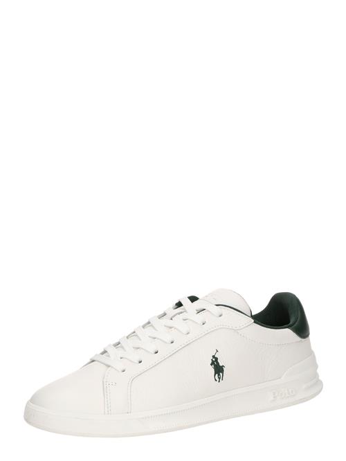 Polo Ralph Lauren Sneaker low 'HRT CRT II'  mørkegrøn / hvid
