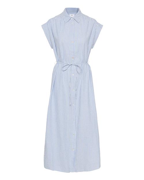 SAINT TROPEZ Blusekjole  lyseblå / hvid