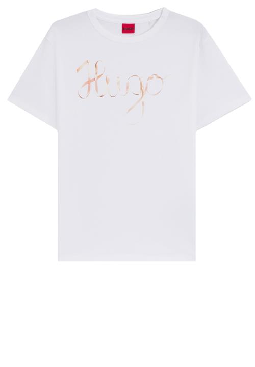 HUGO Shirts 'Damacia 5'  honning / hvid