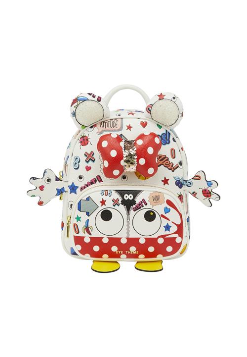 MYMO Rygsæk 'Pop Eyetheme'  blå / gul / rød / hvid