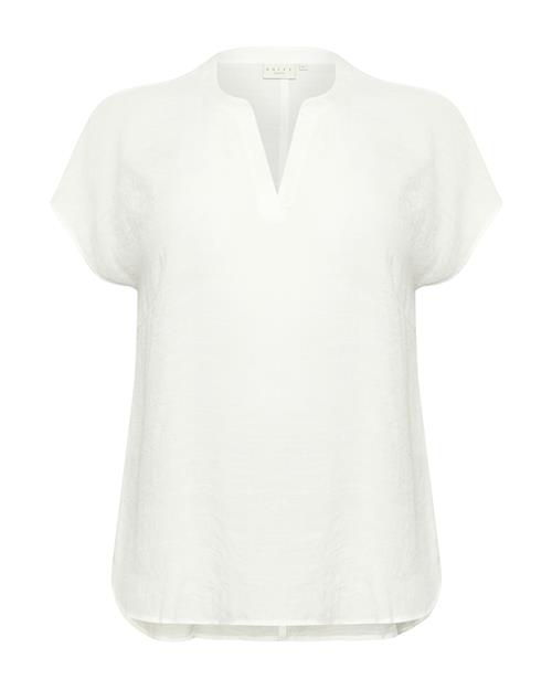 KAFFE CURVE Bluse 'KCAlia'  hvid