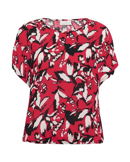 Kaffe Bluse 'KAAmber'  rød / sort / hvid