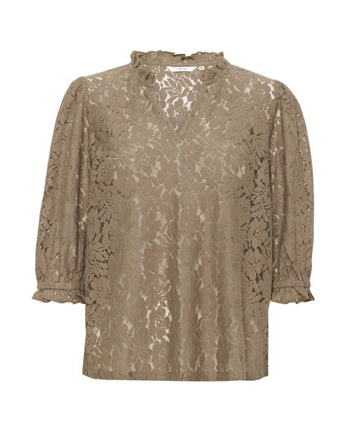 Cream Bluse 'Kaspis'  mørkebeige