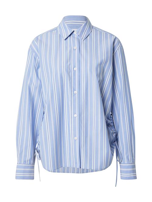 Samsøe Samsøe Bluse 'Catan'  safir / lyseblå / hvid