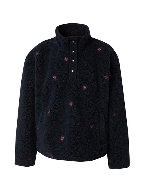 LEVI'S ® Pullover 'Kasey Sherpa Pullover'  navy / mørkegrøn / rød