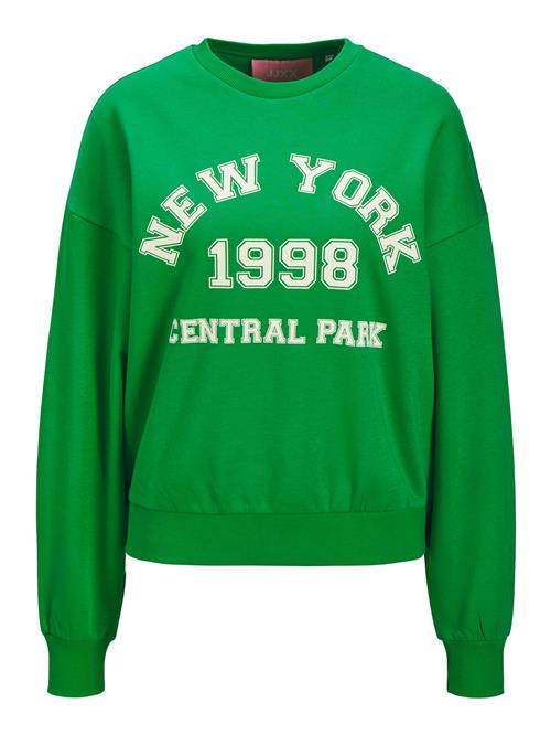 JJXX Sweatshirt 'JXMERLE'  græsgrøn / hvid