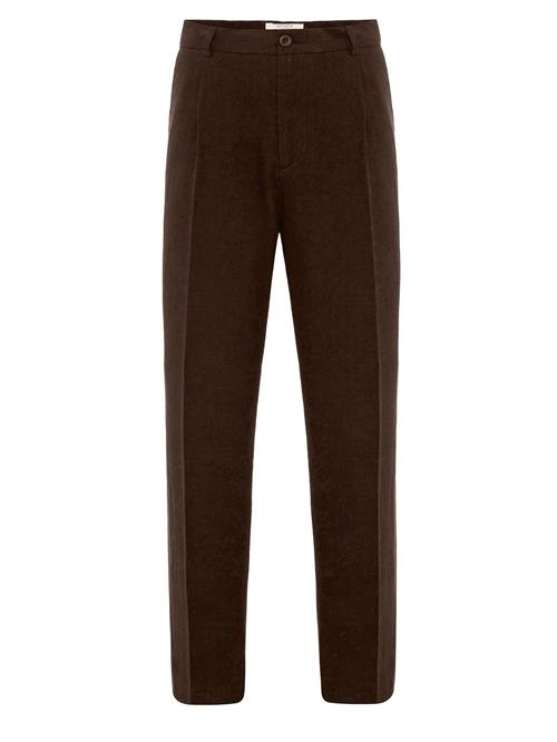 Antioch Bukser med fals  brun