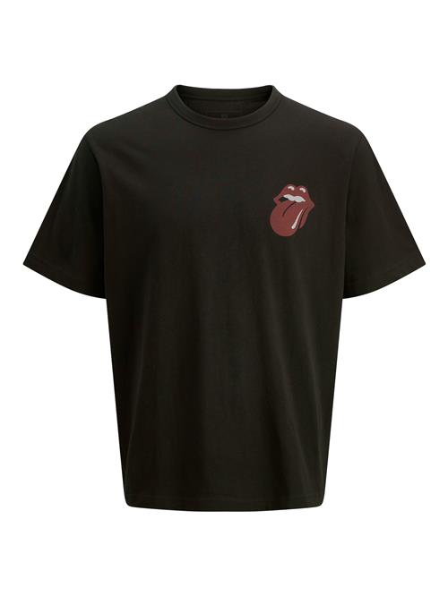 Jack & Jones Premium Bluser & t-shirts 'JPRBLUSTONES'  lysegrå / mørkerød / sort