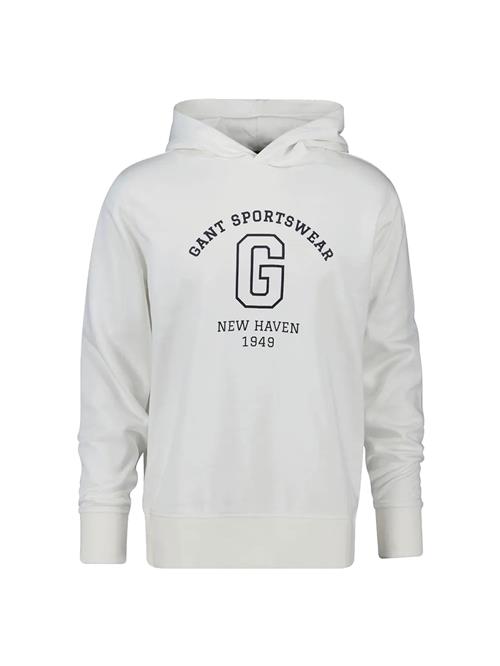 GANT Sweatshirt  sort / hvid