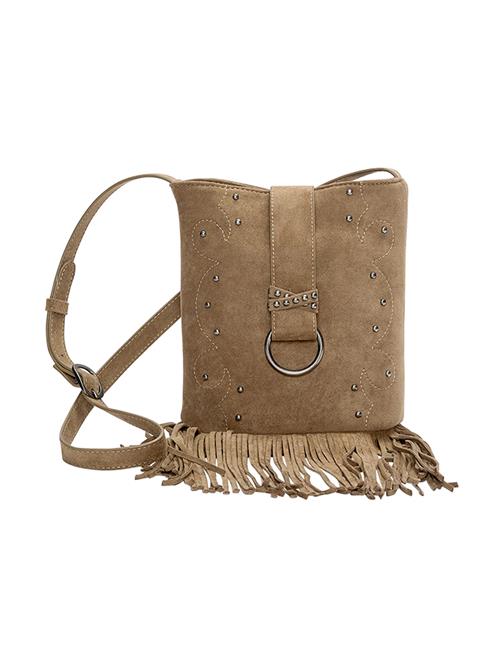 Pull&Bear Skuldertaske  brun