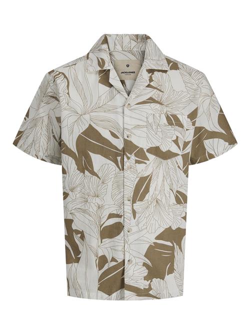 Jack & Jones Premium Skjorte  brun / offwhite
