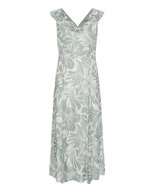 Kaffe Kjole 'KAElsa'  jade / hvid