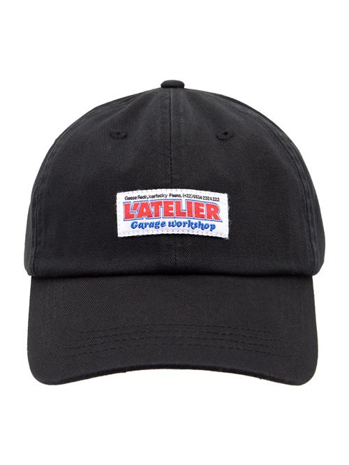 Pull&Bear Hætte 'L´ATELIER'  blå / rød / sort / hvid