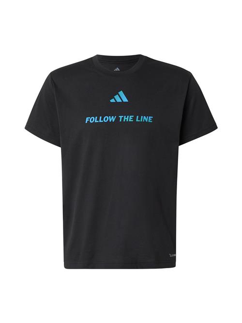ADIDAS PERFORMANCE Funktionsskjorte 'FLW The Line'  azur / sort