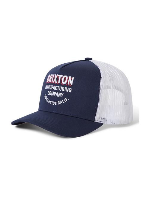 Brixton Hætte  navy / lysegrå / cranberry