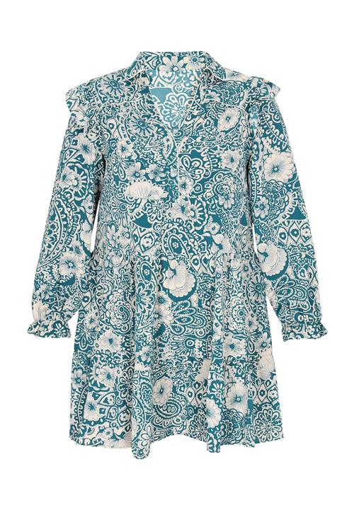 FELIPA Blusekjole  jade / hvid