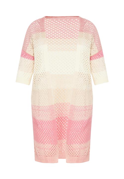 Gaya Cardigan 'Festival'  creme / ecru / lyserød / gammelrosa
