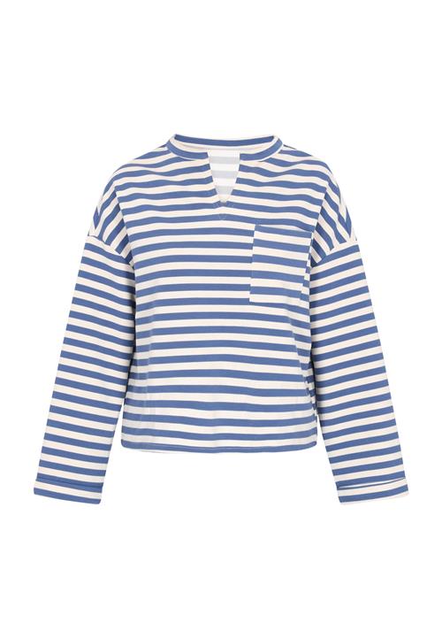 SANIKA Shirts 'Fashion Look'  blå / hvid