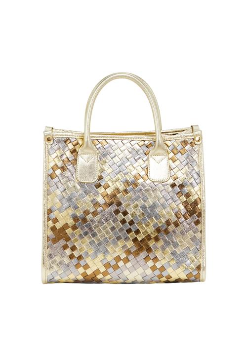 NAEMI Håndtaske  guld / sølv / perlehvid