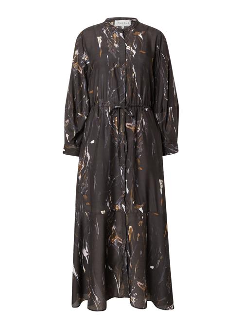 Munthe Blusekjole 'PORTLAND'  mørkegrå / oliven / sort / hvid