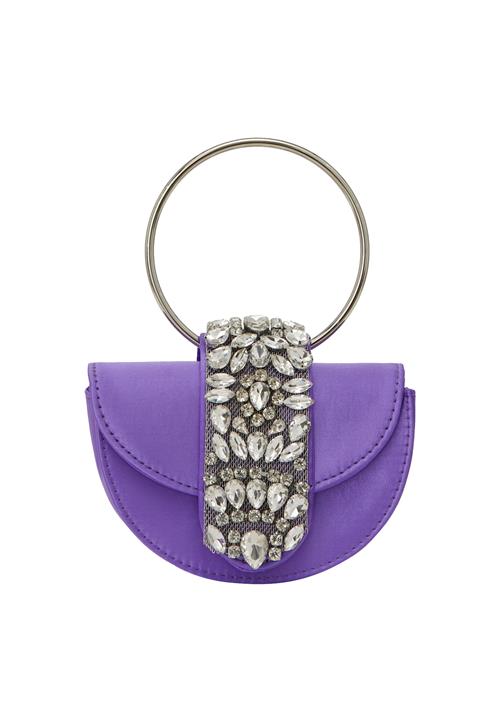 NAEMI Håndtaske  lilla / sølv