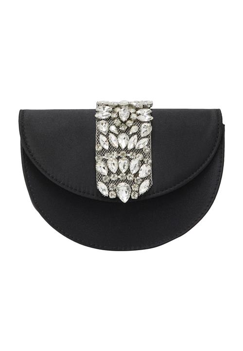 NAEMI Clutch  sort / sølv