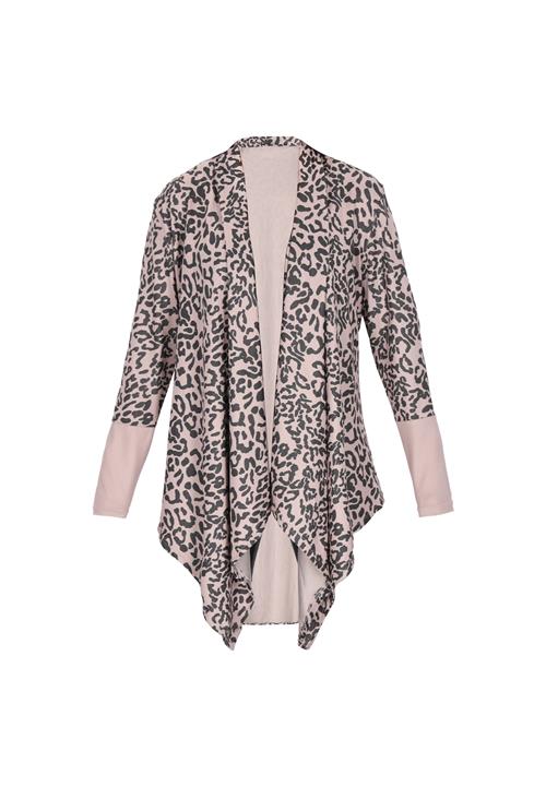 NAEMI Cardigan  lysebrun / sort