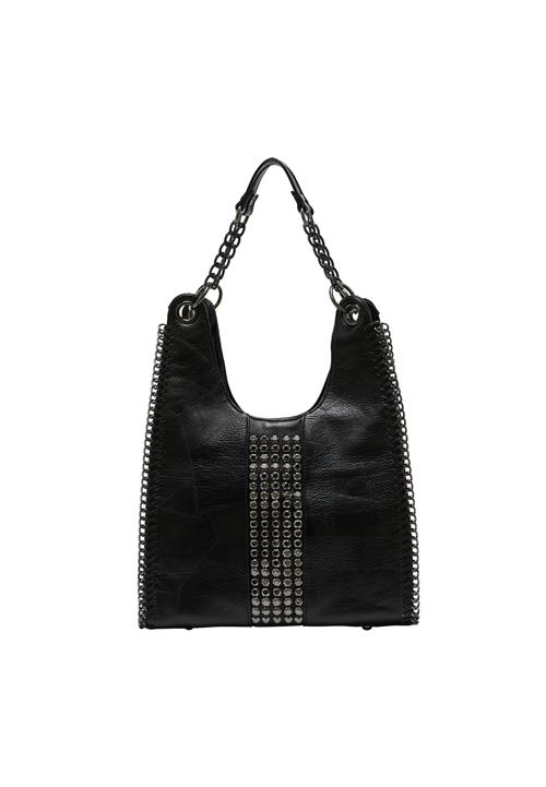 NAEMI Skuldertaske  sort / sølv