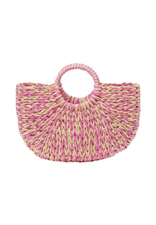 ebeeza Strandtaske  beige / pink